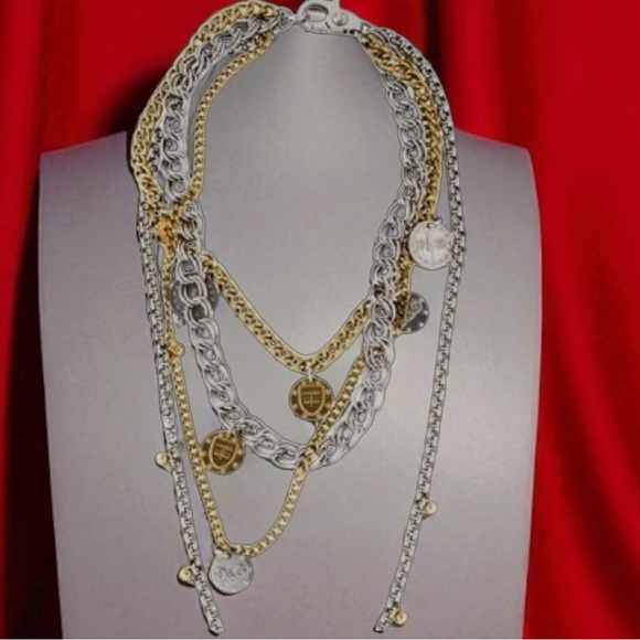 D&G Two-Tone Chain Necklace - Picture 8 of 8
